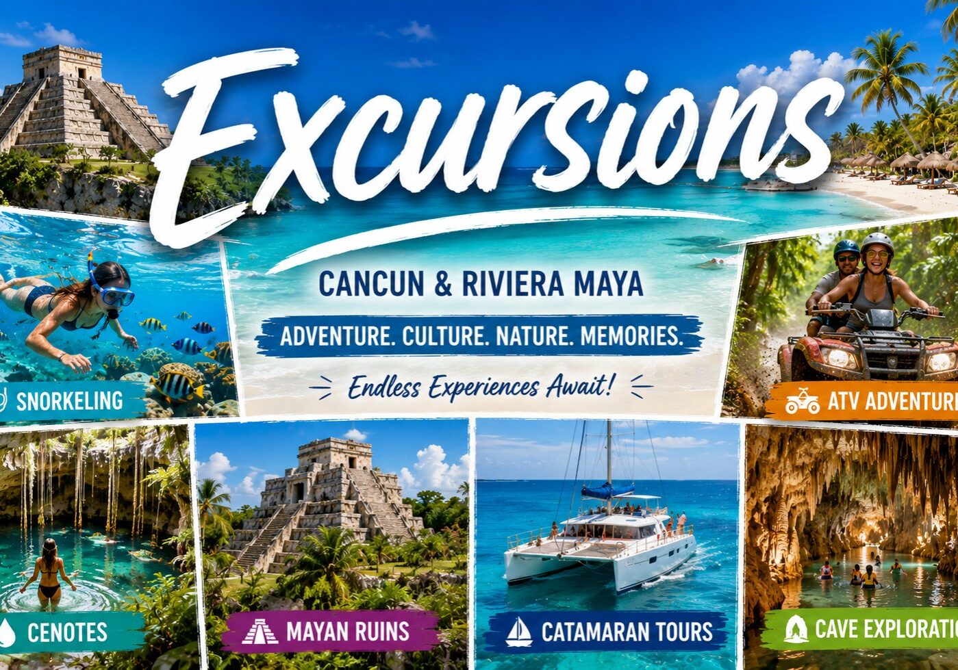 Cancun and Riviera Maya Excursions booking